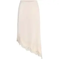 Jack & Jones Vima Satin Asymmetric Jjxx Skirt Beige S Femme