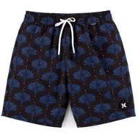 Hurley Volley Icon Printing Press Arbore Swimming Shorts Noir S Homme