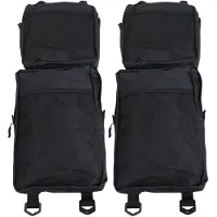 Gistuch Lot de 2 sacoches de suspension pour quad, sacoches de rangement amovibles et imperméables pour moto et UTV