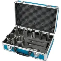 Makita Multi TCT Holesaw Electricians Kit (22 mm, 25 mm, 29 mm, 35 mm, 38 mm, 45 mm, 51 mm)