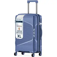 4FLY Valise rigide XL 75 cm (96 L) - avec serrure TSA, roulettes doubles, poignée télescopique en aluminium et double fermeture à glissière