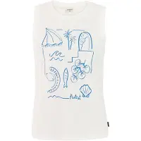 Protest Another Sleeveless T-shirt Blanc S Femme