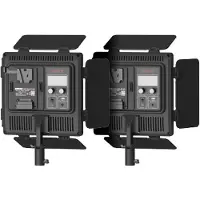 Swit CL-40D Kit (2 unités) : Panneaux lumineux bicolores sans ventilateur, faciles à installer, et trépieds inclus