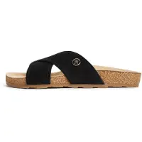 Tommy Hilfiger Mule 'Strap Cork' noir