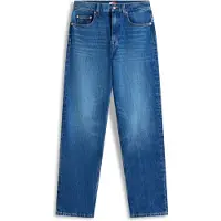 Tommy Hilfiger Jean 'High Rise Slim Straight Leg' bleu foncé