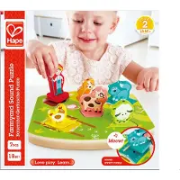 Hape Farm Sounds Puzzle Multicolore Enfants