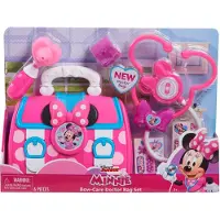 Just Play Minnie Mouse Bow-care Doctor Bag Set Sin Luces Ni Sonidos Rose Enfants