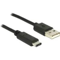 DeLOCK 83326 USB Kabel A -> C St/St 0.50m schwarz