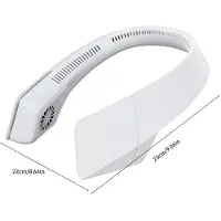 Generique Mini ventilateur de cou suspendu, Portable, silencieux, Rechargeable, sans feuilles, pour voyage