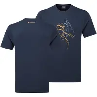 Montane Abstract Mountain Short Sleeve T-shirt Bleu 2XL Homme