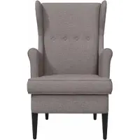 vidaXL fauteuil Taupe tissu