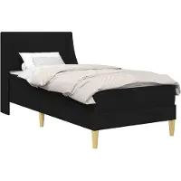 vidaXL Lit avec matelas et tête de lit en polyester