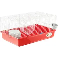 Big Buy Cooking Cage à hamster, Ferplast, plastique/métal, rouge/gris