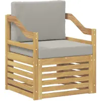 vidaXL Canapé d'extérieur en polyester blanc