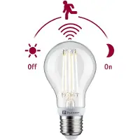 Paulmann Ampoule LED Filament 230 V avec détecteur de mouvement àcrépusculaire (HF)