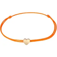 Elli Bracelet 'Herz' or / orange