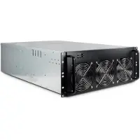 Inter-Tech Mining-Rack 4W2 4HE 6 x 120 mm Lüfter
