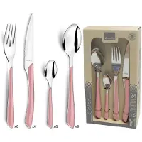 Amefa Eclat Pastel Rose - Ménagère 24 Pièces
