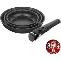 Zwilling Lot de 4 poêles à frire Unlock en aluminium