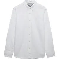 Superdry Homme Chemise en Coton-lin Coupe Décontractée White Taille: Xxl
