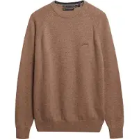 Superdry pour homme. M6110689A Pull en laine marron (XL), Casuel