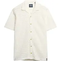 Superdry Knitted Texture Short Sleeve T-shirt Beige XL Homme