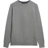 Superdry pour homme. M6110689A Pull en mélange gris (3XL), Casuel, Laine