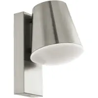 Eglo Applique murale d'extérieur à LED, Smart Home, acier inoxydable, 24 cm