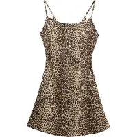 Superdry Femme Robe Nuisette Courte Asymétrique Brown Taille: 44