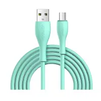 JOYROOM Kabel Bowling Data Cable S-2030M8 Usb-A / Micro Usb 3A 2M - Zielony