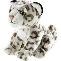 Heunec Animaux menacés Léopard des neiges - Peluche léopard des neiges
