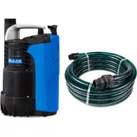 Tallas Pompe vide cave D-CWP 300 avec Tuyau de refoulement 7 mètres - 300 W 7,5 m³/h Monophasé 230 V