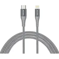 Nevox 1M Lightning vers Type C câble de données USB MFi nylon tressé