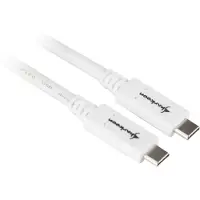 Sharkoon 4044951021178 Câble USB 0,5 m USB 3.2 Gen 1 (3.1 Gen 1) USB C Blanc