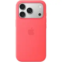 Apple Coque en silicone avec MagSafe iPhone 17 Pro - Bright Guava