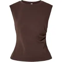 Y.A.S Pina Top Sleeveless Blouse Marron XL Femme