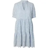 Y.A.S Holi Short Sleeve Short Dress Bleu XL Femme