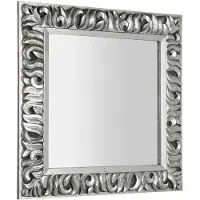 Sapho Miroirs - Miroir Zeegreas dans un cadre, 900x900 mm, argent IN401