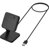 Kwmobile Chargeur USB compatible avec Samsung Galaxy Fit 3 / Huawei Watch Fit 3 - Câble USB Charger Stand - Station de charge pour montre intelligente - Docking Station