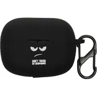 Kwmobile Étui de protection design pour JBL Wave Beam / Beam 2 / Wave 200TWS - Étui en TPU et silicone pour boîtier de recharge d'écouteurs - Coque résistante aux chocs avec mousqueton