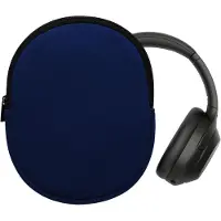 Kwmobile Étui en néoprène pour casque WH-1000XM4 / WH-1000XM3 / Jabra Evolve 20 - Étui pour casque - Housse de voyage pour casque audio - Doux