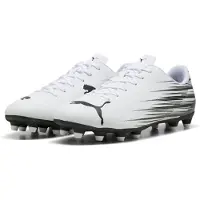 Puma Chaussures de football Attacanto II FG/AG terrain ferme/artificiel hommes - White/Black