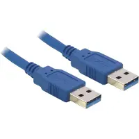 DeLOCK Câble USB A vers USB A - 1 mètre - Bleu -