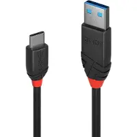 Lindy 36916 câble USB USB 3.2 Gen 1 (3.1 Gen 1) 1 m USB A USB C Noir