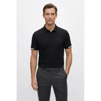 BOSS T-Shirt 'Parlay 147' noisette / noir / blanc