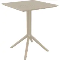 CLP Table pliante Sky square 60, square - taupe