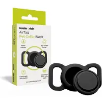 Mobile Origin AirTag Pet Collar - Black, Accessoires pour traceur, Noir