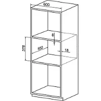 MPM Encastré -25-KMI-01 25 L 900 W Noir