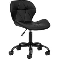 Activeshop Tabouret cosmétique QS-06B noir et noir