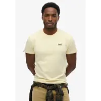 Superdry Essential Logo Embroidered Short Sleeve T-shirt Jaune M Homme